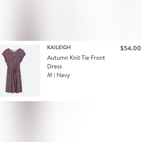 Autumn Knit Tie Front Dress - Picture 9 of 10